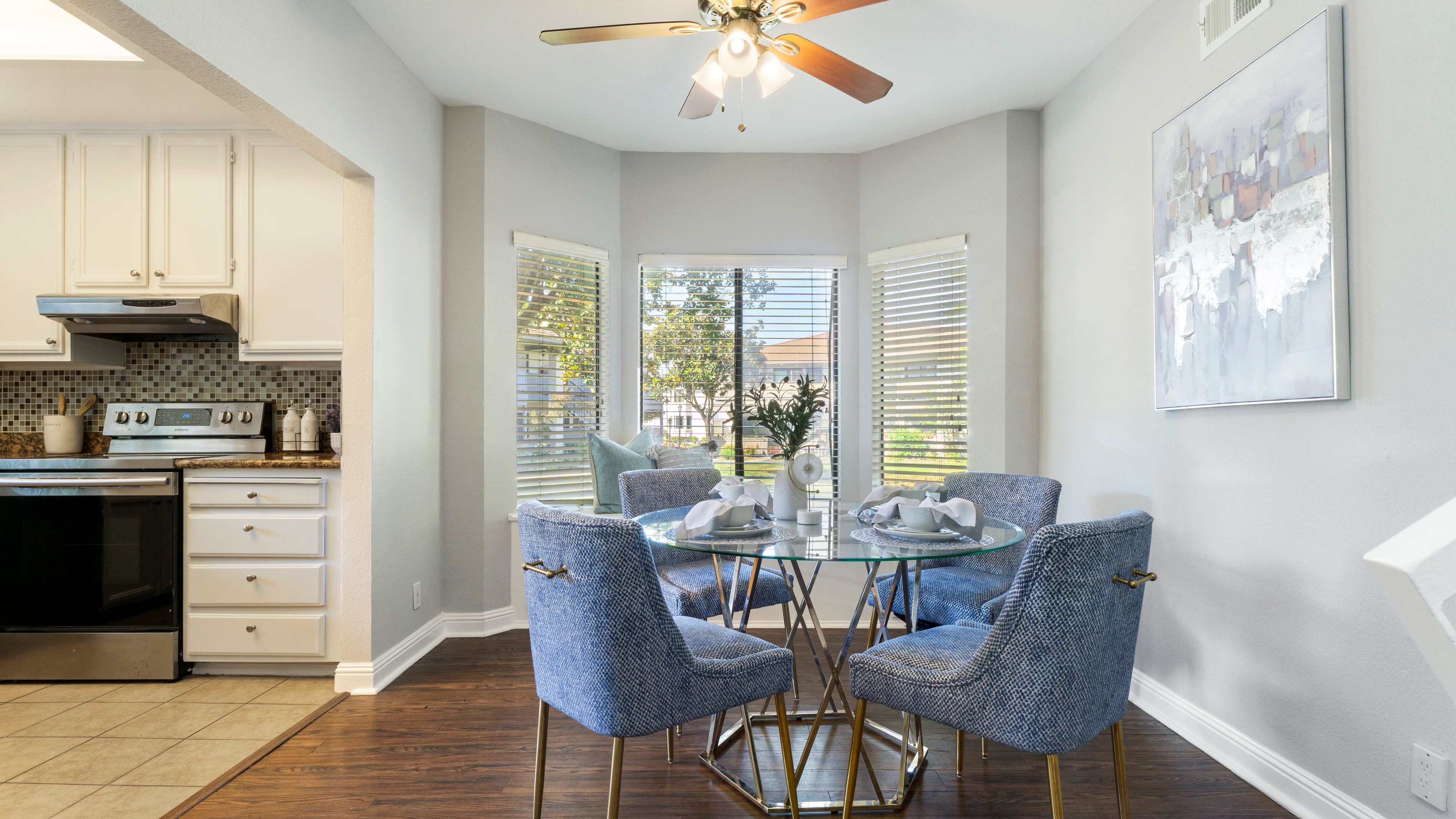 Renovated image of Kenland dining room.